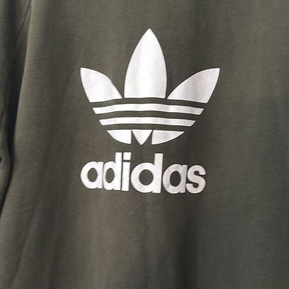 ADIDAS MENS TREFOIL CREWNECK SWEATSHIRT 2XL - Picture 2 of 5